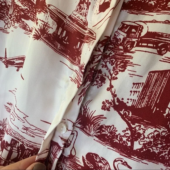 ❌SOLD❌ ZARA City Print Oversized Shirt - Picture 5 of 11